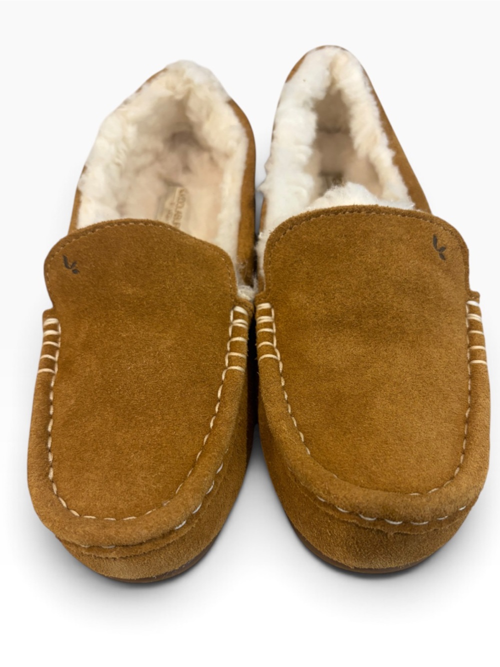 Koolaburra by UGG Suede Fur-Lined Moccasin Slippers
